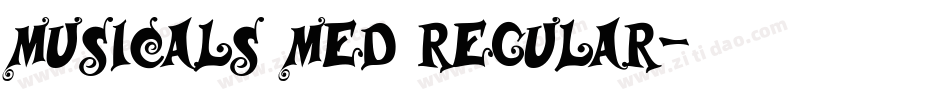 Musicals Med Regular字体转换